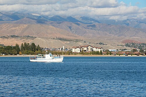 Lake Issyk-Kul near Cholpon-Ata, Kyrgyzstan