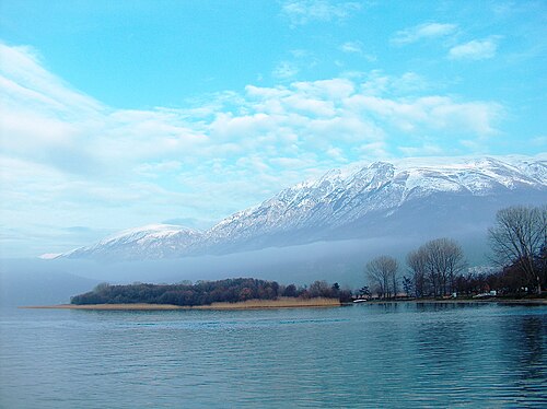 Lake Ohrid and Galičica, near Saint Naum